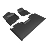 KAGU Floor Mat; Black; 3 pc.; 2 pc. Front Row; 1 pc. 2nd Row; - 3D MAXpider L1FR16001509