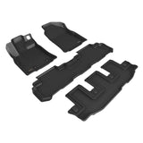 KAGU Floor Mat; Black; 4 pc.; 2pc. Front Row; 1 pc. 2nd Row; 1 pc. 3rd Row; - 3D MAXpider L1SB03901509