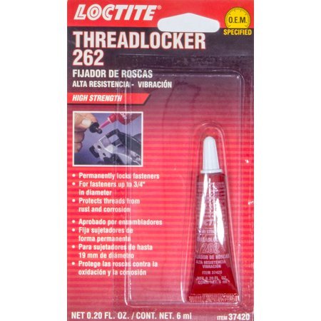 Threadlocker 262 Red 6ml/.20oz - Loctite 487231