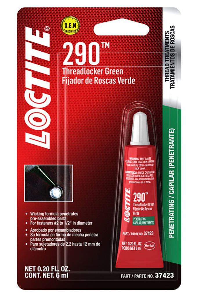 Threadlocker 290 Wicking Green 6ml/.20oz - Loctite 487234