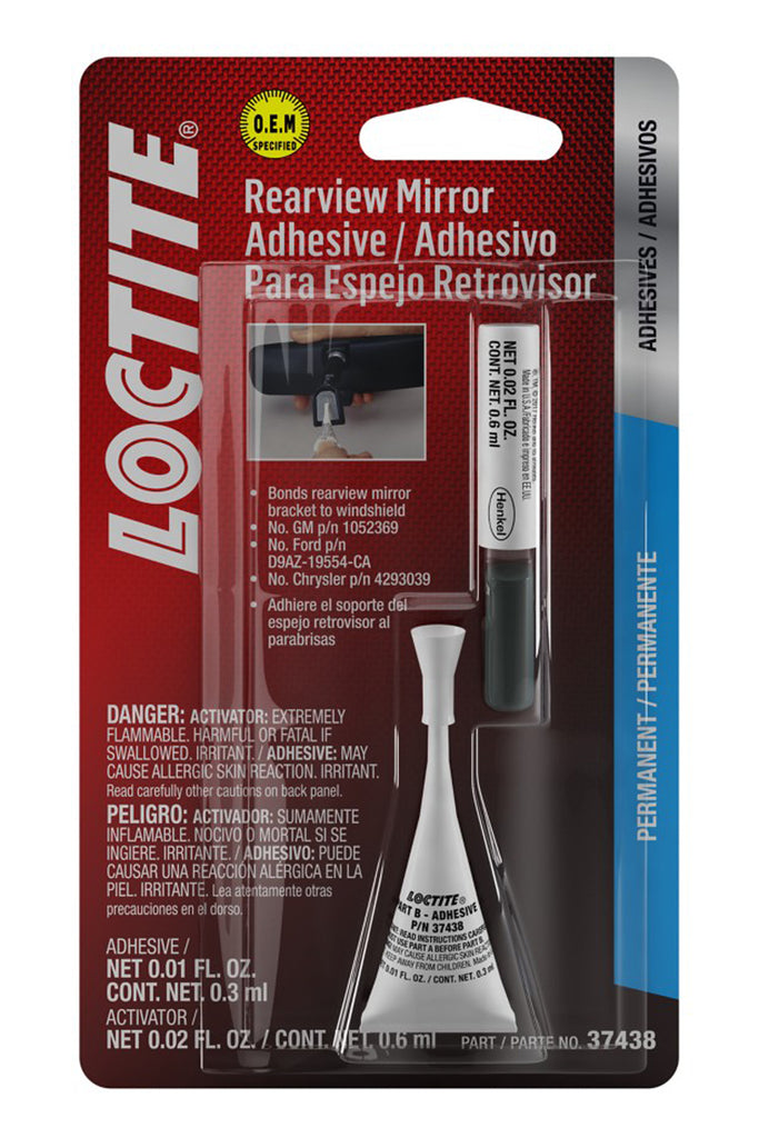 Rearview Mirror Adhesive Kit - Loctite 487865