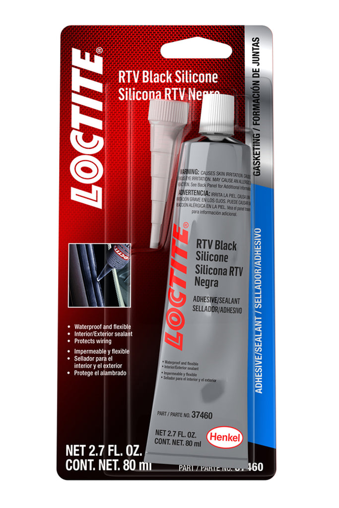 RTV Black Silicone Adhesive 80ml/2.7oz - Loctite 491979