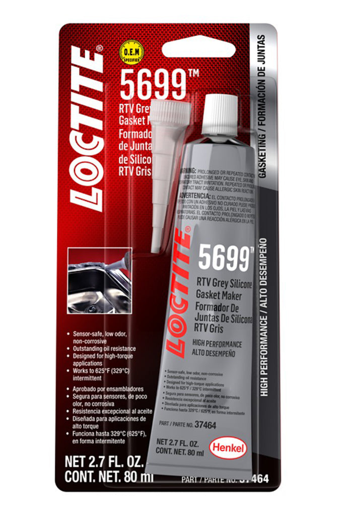 RTV 5699 Grey Silicone 80ml/2.7oz - Loctite 491982