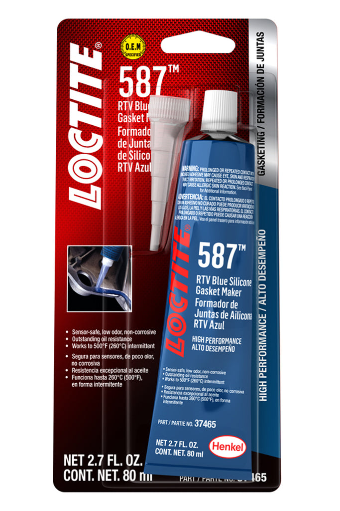 RTV587 Blue Silicone 80ml/2.7oz - Loctite 491983