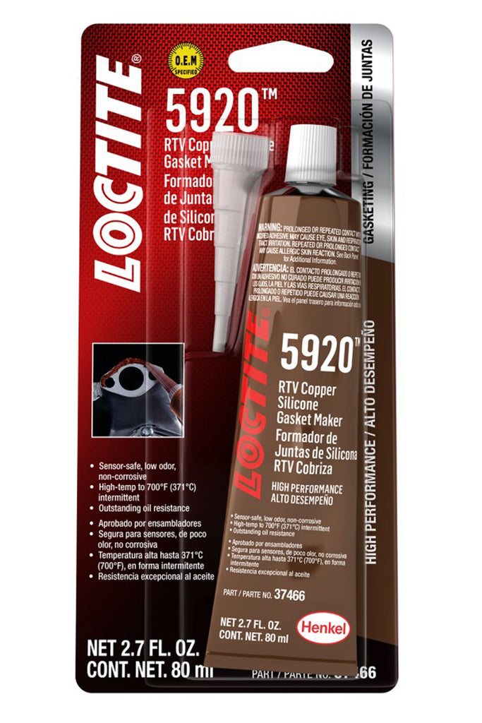 RTV 5920 Copper Silicone 80ml/2.7oz - Loctite 491984