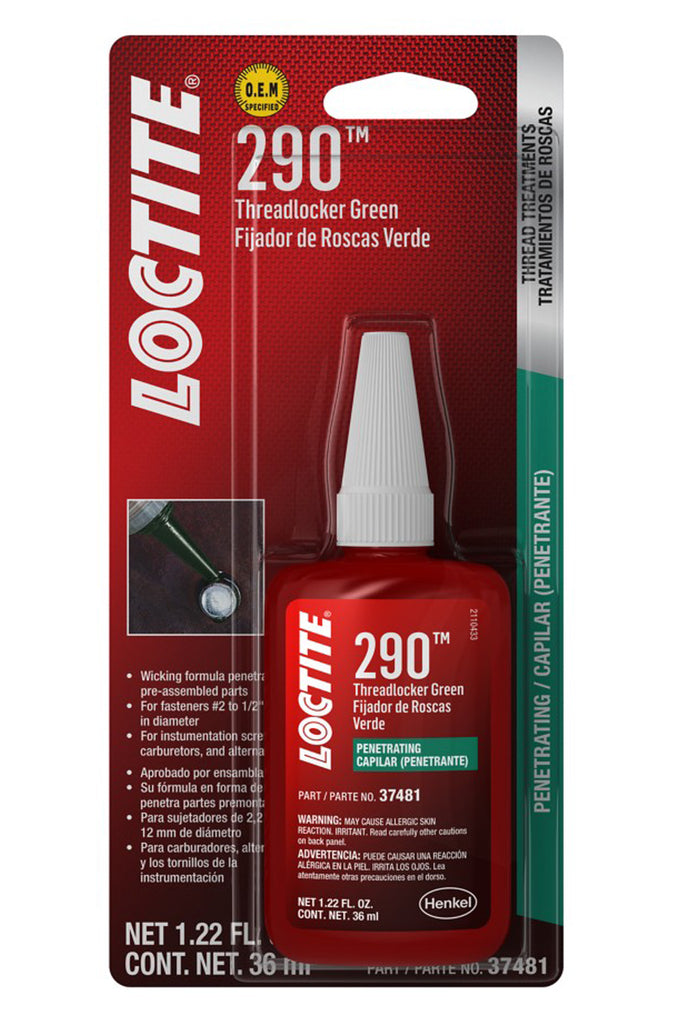 Threadlocker 290 Wicking Green 36ml/1.22oz - Loctite 492144