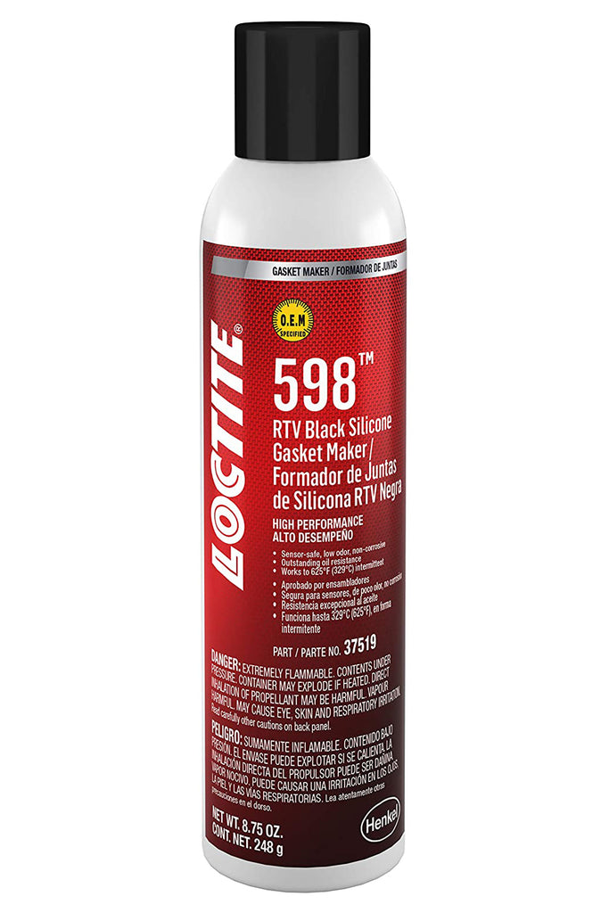 RTV 598 Black High Perfo rmance Silicone 8.75oz - Loctite 495075