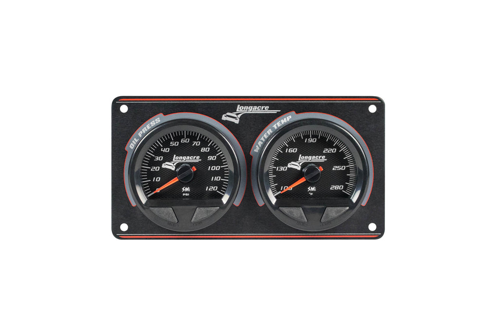 Waterproof SMI 2 Gauge Panel OP/WT - Longacre 52-44560