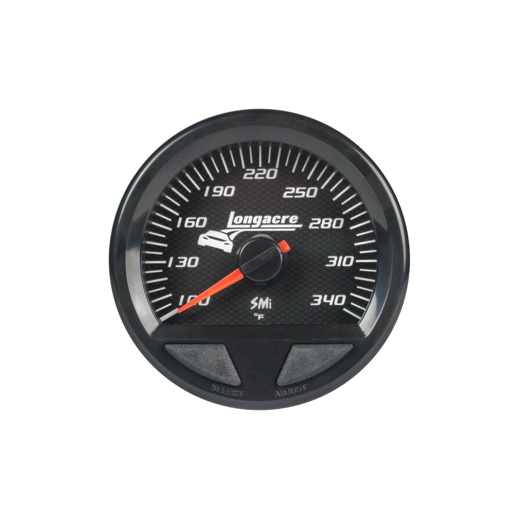 Waterproof SMI Oil Temp Gauge 100-340f - Longacre 52-46745