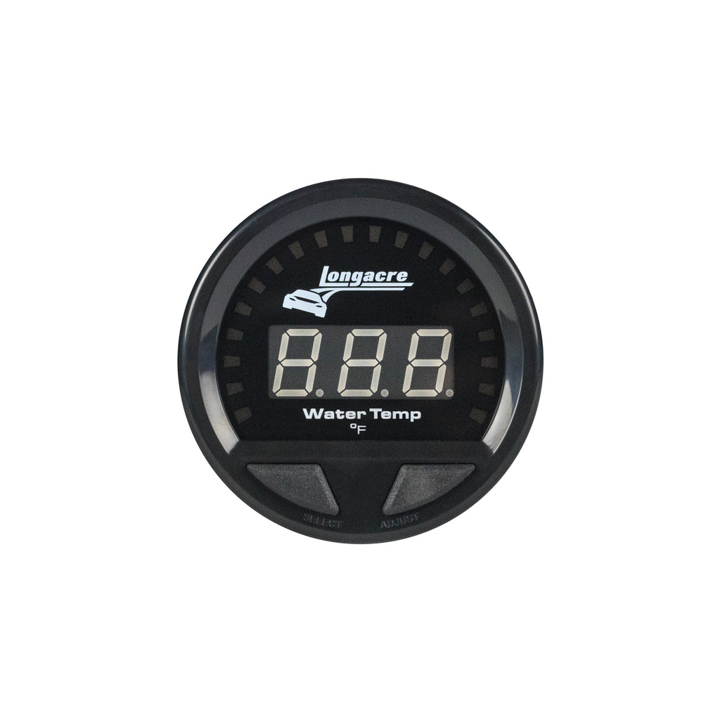 Waterproof LED Water Temp Gauge 100-280f - Longacre 52-46860