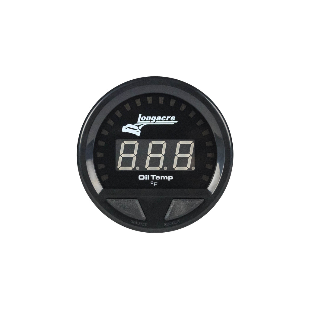 Waterproof LED Oil Temp Gauge 100-340f - Longacre 52-46861