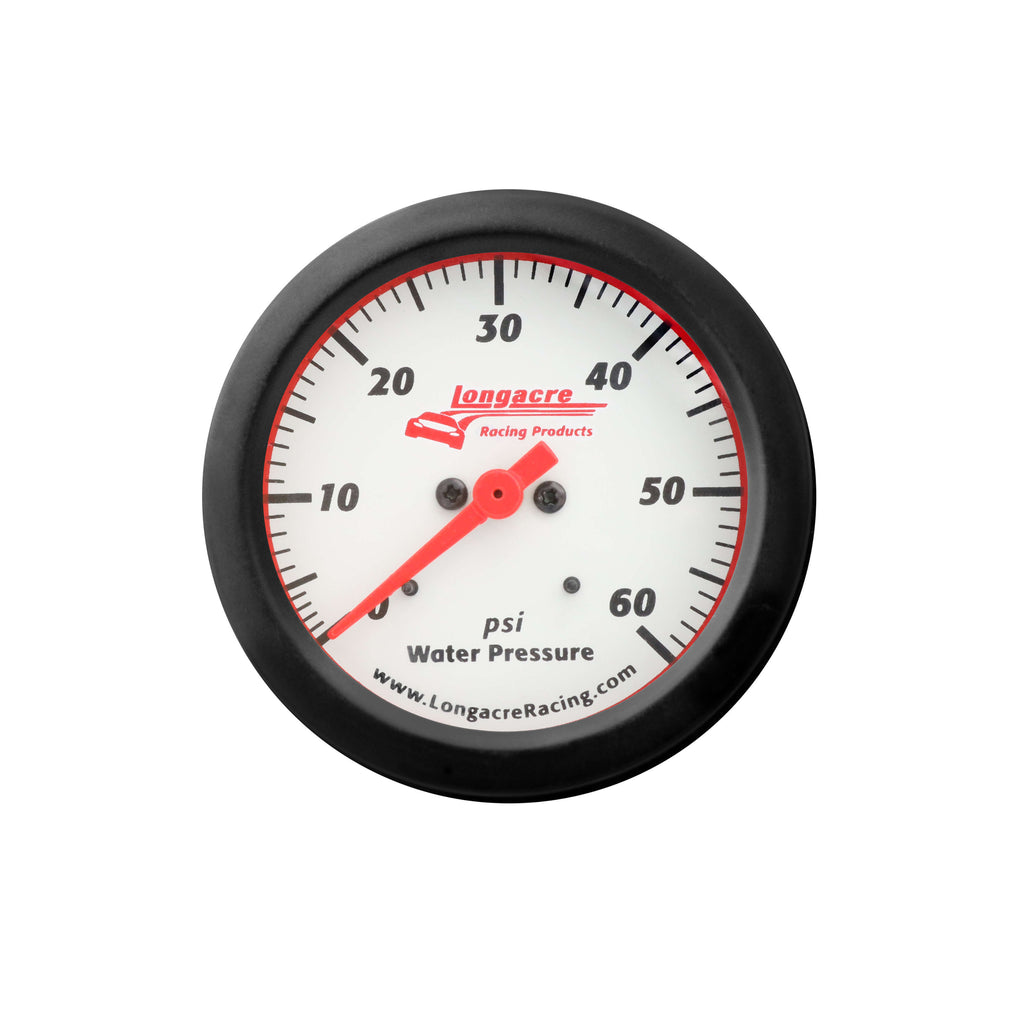 Gauge Sportsman Water Pressure 0-60psi - Longacre 52-46904