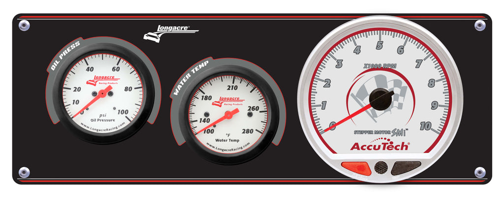 Gauge Panel Sportsman OP / WT / Tach - Longacre 52-46906