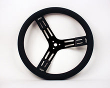 Load image into Gallery viewer, 15in Steering Wheel Blk - Longacre 52-56809