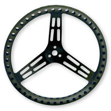 Load image into Gallery viewer, Steering Wheel 15in Flat Drilled Black - Longacre 52-56867