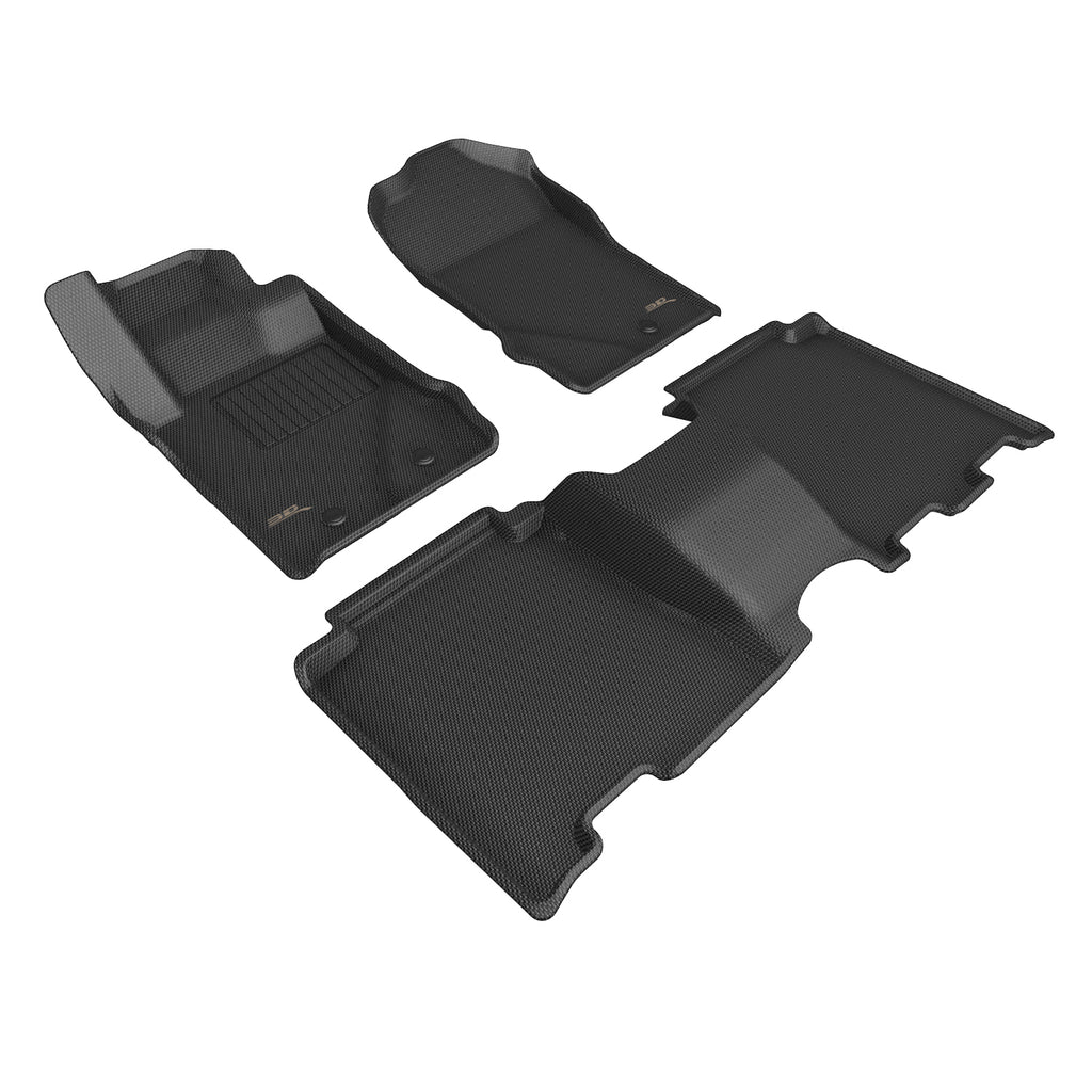 21-   Ford Bronco Kagu Rear Floorliners Black  -  3D MAXpider L1FR14901509