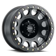 Load image into Gallery viewer, Aluminum Wheels 17x8.5 Beadlock MR105 Bolt Pattern 6 On 139.7 Offset 0 Lip Size 1.46 Matte Black MB Method