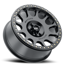 Load image into Gallery viewer, Aluminum Wheels 17x9 Beadlock MR105 Bolt Pattern 5 On 127 Offset -38 Lip Size 1.77 Matte Black MB Method