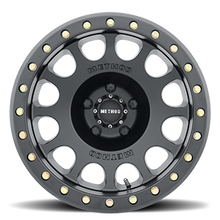 Load image into Gallery viewer, Aluminum Wheels 17x9 Beadlock MR105 Bolt Pattern 5 On 127 Offset -38 Lip Size 1.77 Matte Black MB Method