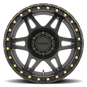 Aluminum Wheels 17x9 Beadlock MR106 Bolt Pattern 6 On 139.7 Offset -44 Lip Size 0 Matte Black MB Method