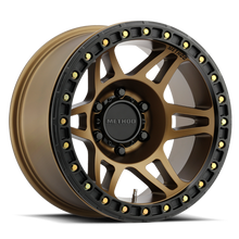 Load image into Gallery viewer, Aluminum Wheels 17x9 Beadlock MR106 Bolt Pattern 6 On 139.7 Offset -44 Lip Size 0 Method Bronze BRZ Method