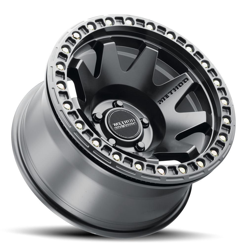 Aluminum Wheels 17x9 MR108 Bolt Pattern 5 On 127 Offset -44 Lip Size 0.63 Matte Black MB Method