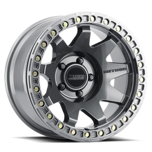 Load image into Gallery viewer, Aluminum Wheels 17x9 MR108 Bolt Pattern 5 On 127 Offset -44 Lip Size 0.63 Gloss Titanium GY Method