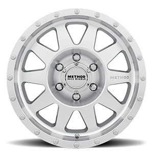 Aluminum Wheels 20x9 The Standard MR301 Bolt Pattern 6 On 139.7 Offset 18 Lip Size 1.85 Machined SL Clear Coat Method