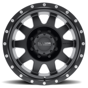 Aluminum Wheels 20x9 The Standard MR301 Bolt Pattern 8 On 165.1 Offset 18 Lip Size 3.7 Matte Black MB Method