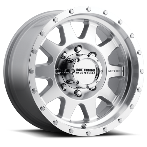 Aluminum Wheels 20x9 The Standard MR301 Bolt Pattern 8 On 170 Offset 18 Lip Size 3.7 Machined SL Clear Coat Method