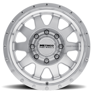 Aluminum Wheels 20x9 The Standard MR301 Bolt Pattern 8 On 170 Offset 18 Lip Size 3.7 Machined SL Clear Coat Method