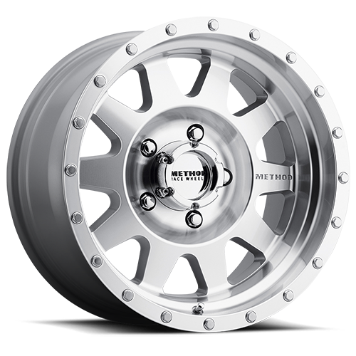 Aluminum Wheels 15x7 The Standard MR301 Bolt Pattern 5 On 114.3 Offset -6 Lip Size 2.36 Machined SL Clear Coat Method