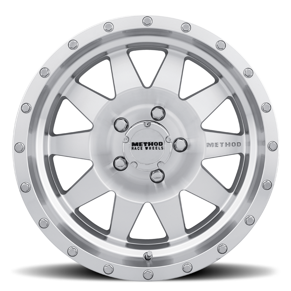 Aluminum Wheels 15x7 The Standard MR301 Bolt Pattern 5 On 114.3 Offset -6 Lip Size 2.36 Machined SL Clear Coat Method