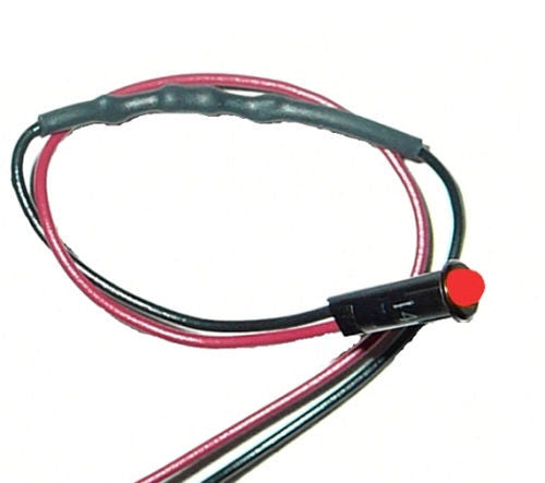 1/8in Red Dash Light - Painless Wiring 80201