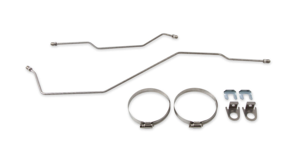 Stainless Brake Hardline Kit w/Brackets - REKUDO RK402-3