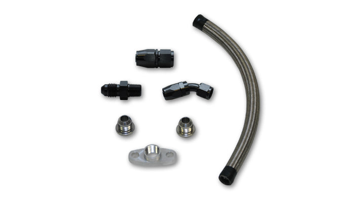 Universal Oil Drain Kit for T3/T4 Turbos - Vibrant Performance 10280