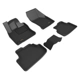 KAGU Floor Mat; Black; 5 pc.; 2 pc. Front Row; 3 pc. 2nd Row; - 3D MAXpider L1VW12201509