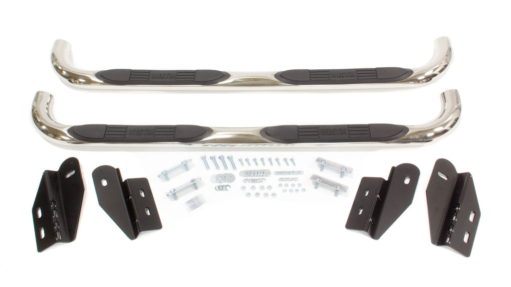 99-  Ford F150 Super Cab Polished Step Bars - Westin 23-1430