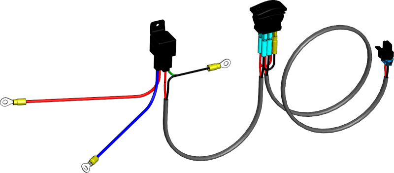 KFI Wire Harness Hydraulic Actuator