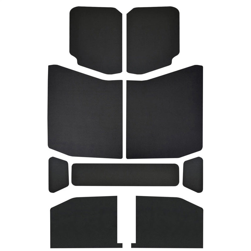 DEI 18-23 Jeep Wrangler JL 4-Door Boom Mat Headliner - 9 Piece - Black