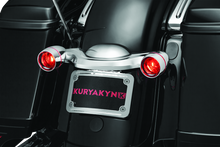 Load image into Gallery viewer, Kuryakyn Curved License Plate Mount Chrome