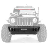 Trailline Winch Ready Front Stubby Bumper For Jeep - Go Rhino 230111T