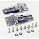 Hood Hinge Kit, Stainless Steel; 07-18 Jeep Wrangler JK - Rugged Ridge 11111.22