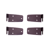 Door Hinge Kit, Black; 76-86 Jeep CJ - Rugged Ridge 11202.02