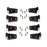 Door Hinge Kit, 8 Piece; 07-18 Jeep Wrangler Unlimited JKU, 4 Door - Rugged Ridge 11202.32