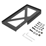 This is a Universal rear bumber mounted license plate holder from Rugged Ridge. - Rugged Ridge 11238.15