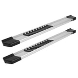 Raptor Series 6 in OEM Style Slide Track Running Boards Brushed Aluminum - Raptor Series 1702-0220