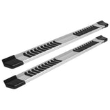 Raptor Series 6 in OEM Style Slide Track Running Boards Brushed Aluminum - Raptor Series 1703-0251