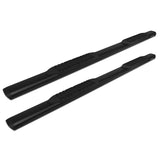 Raptor Series 5 in Oval Style Slide Track Running Boards Black Textured Aluminum - Raptor Series 2002-0051BT