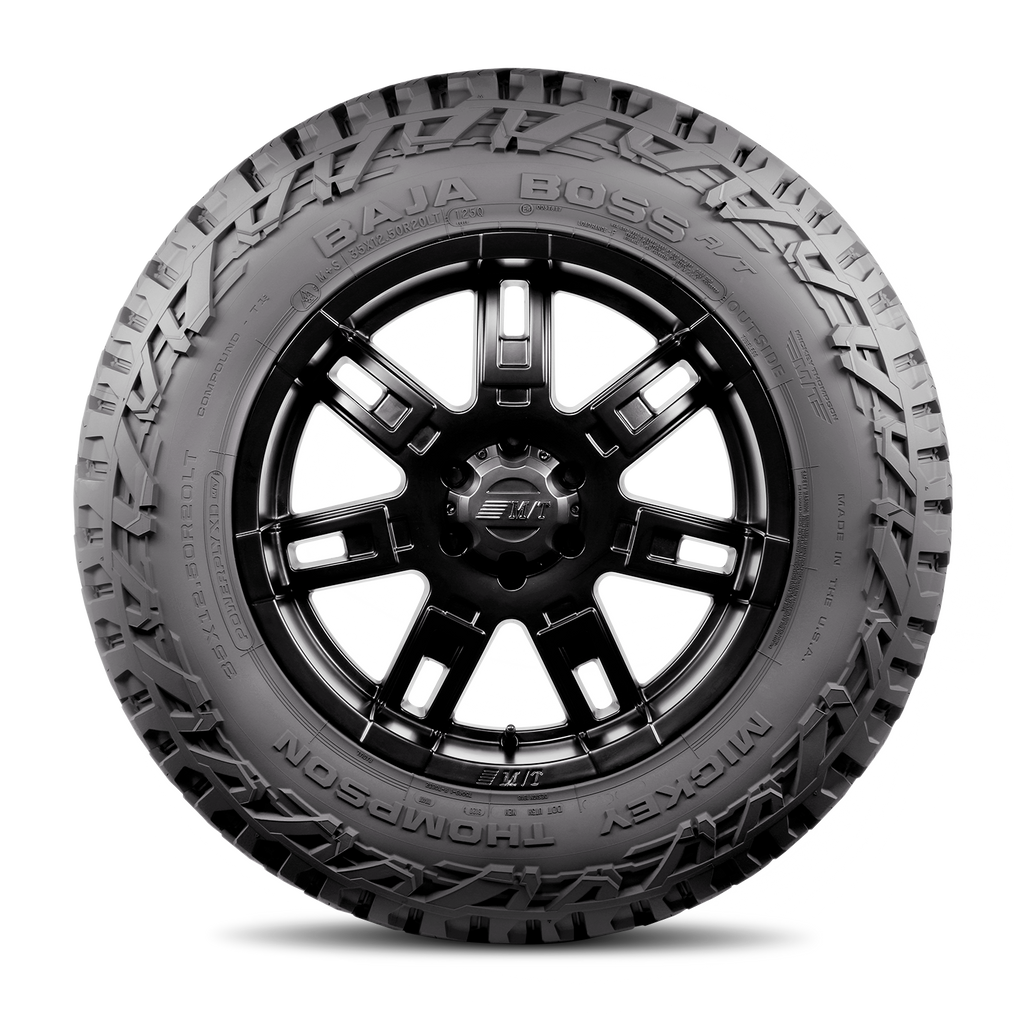 Baja Boss A/T 37X12.50R17LT Light Truck Radial Tire 17.0 Inch Black Sidewall Mickey Thompson